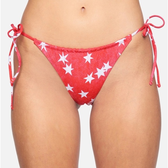 ☀️HURLEY☀️ RVSB ITSY BITSY BIKINI TOP RVSB TIE SIDE CHEEKY BOTTOM BIKINI - Picture 12 of 15